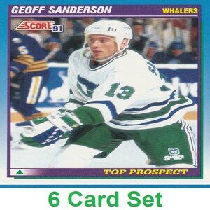 Geoff Sanderson Hockey Card Collection